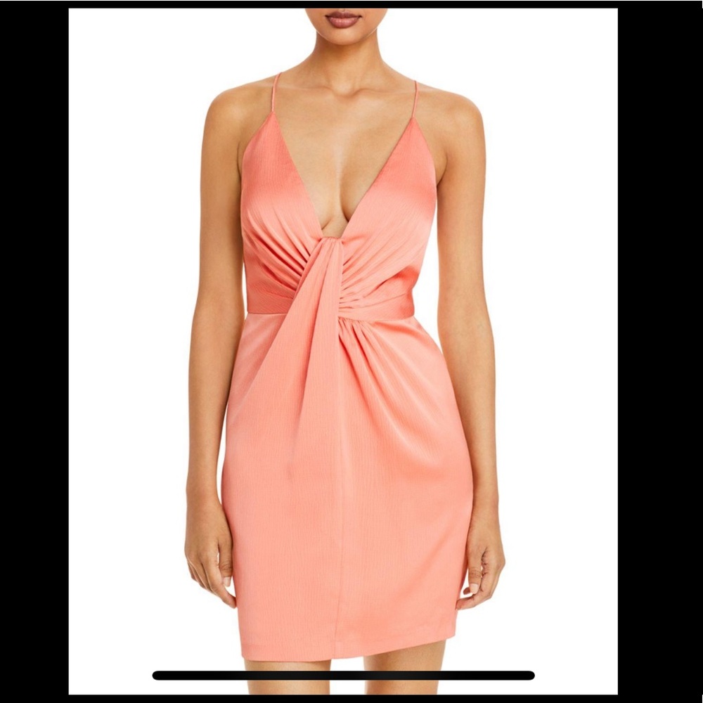 Aidan by Aidan Mattox | Plunging Sheath Dress